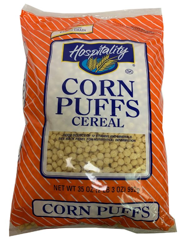 CEREAL CORN PUFFS BULK WG 4 35 OZ BAGS PER CASE