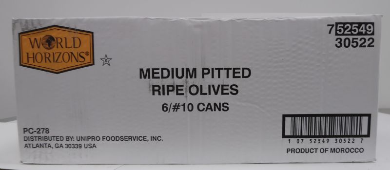 OLIVE RIPE PITTED MEDIUM WHOLE