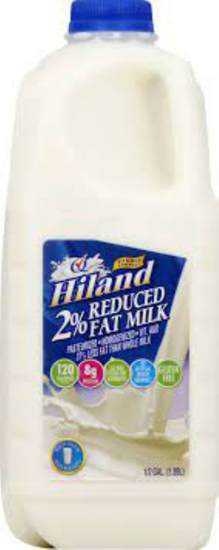 MILK 2% HALF GALLON