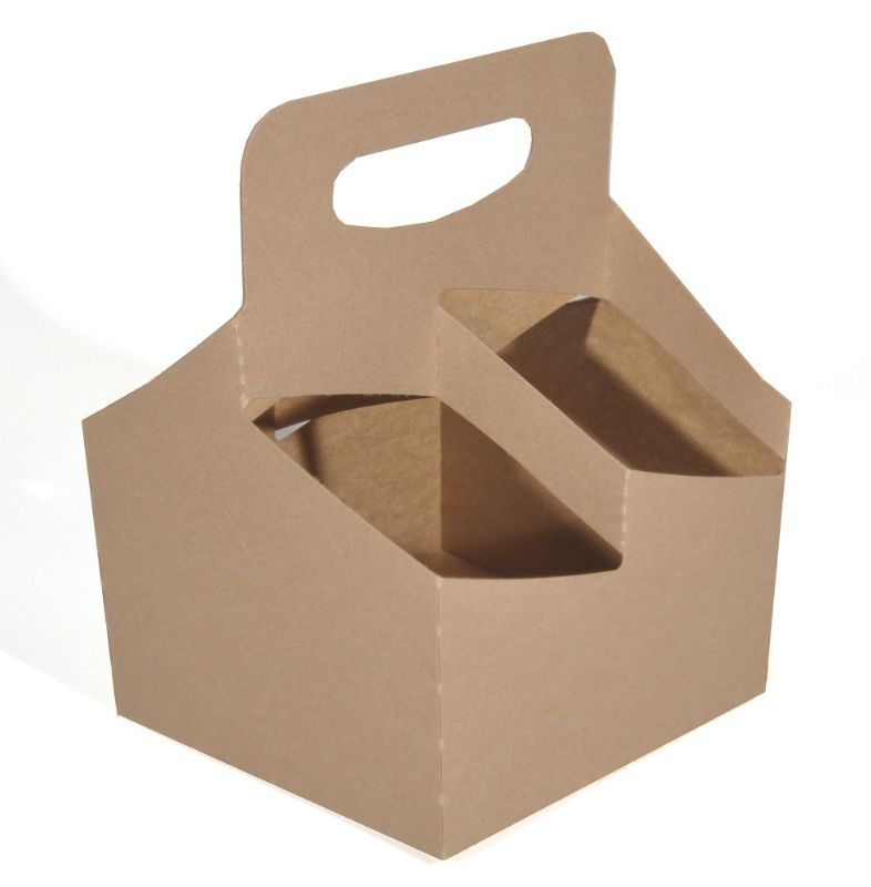 TRAY DRINK 4 CUP W/HANDLE