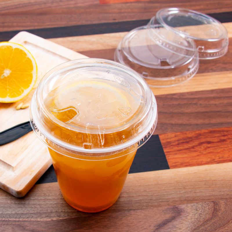 LID STRAWLESS CLEAR PLASTIC