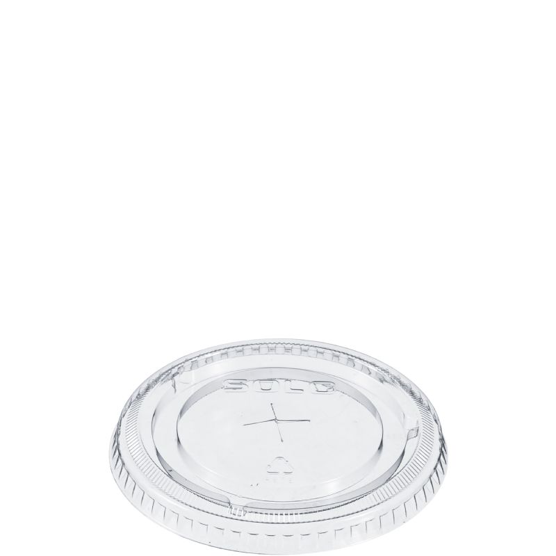 LID PLASTIC CLEAR STRAW SLOT