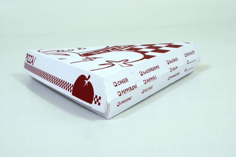PIZZA BOX HINGED WEDGE