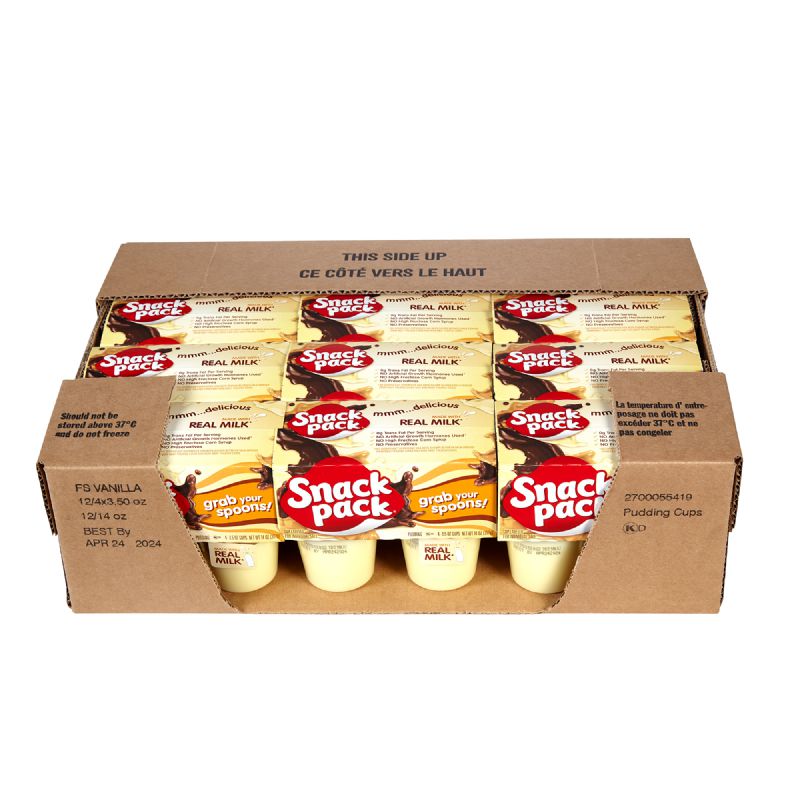 PUDDING VANILLA SNACK PACK SO