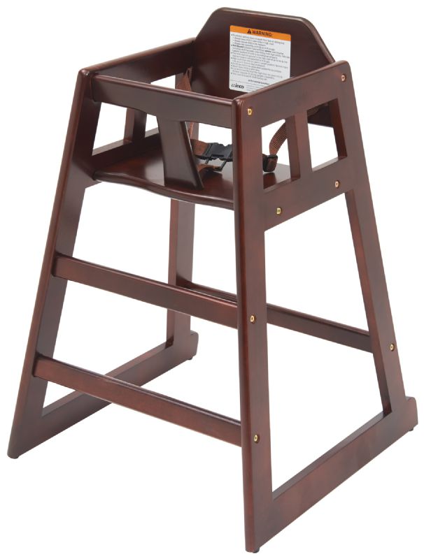 CHAIR HIGH STACKING MAHOGANY