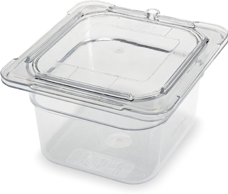 COVER FOOD PAN*CLEAR PLASTIC 1/3 SZ