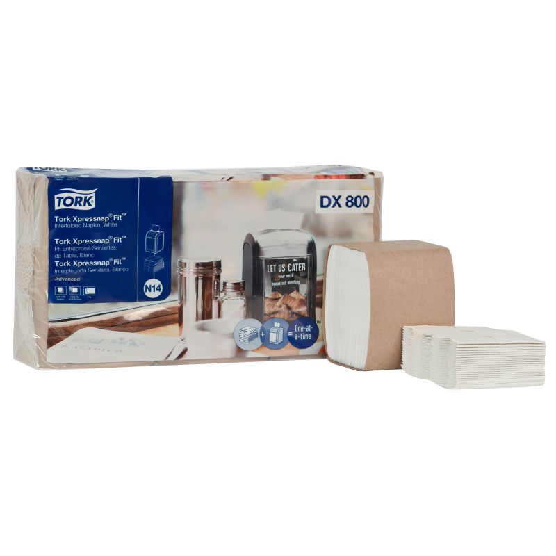 NAPKIN DISP EXPRESSFIT WHITE