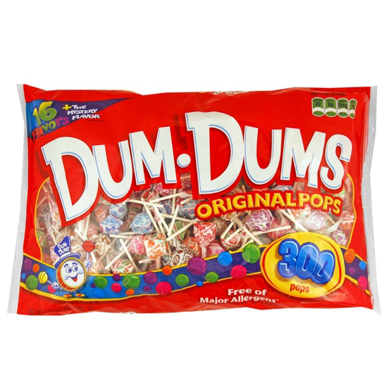 CANDY DUM DUM POPS 8 300 CT CASE
