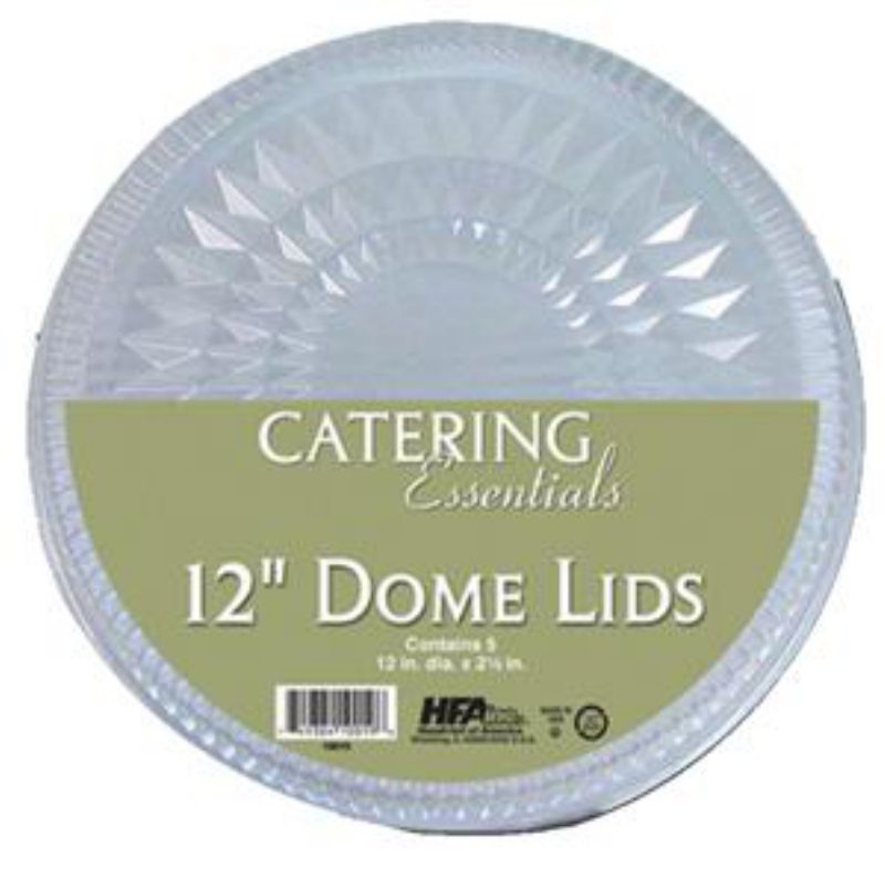 LID PLASTIC CLEAR DOME 12" 6 5 CT CASE