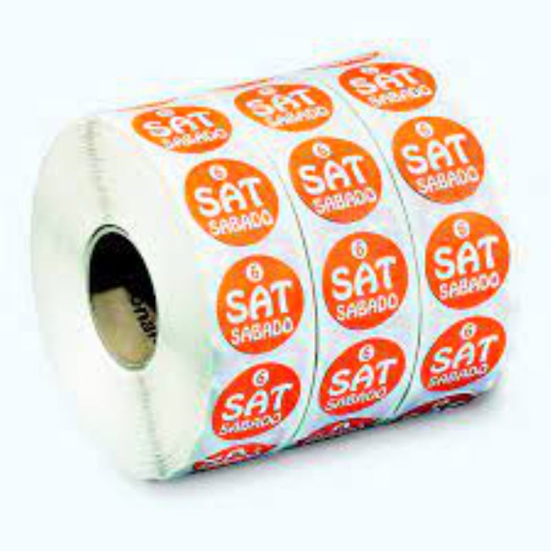 LABEL SATURDAY*DAY DOT BILINGUAL-