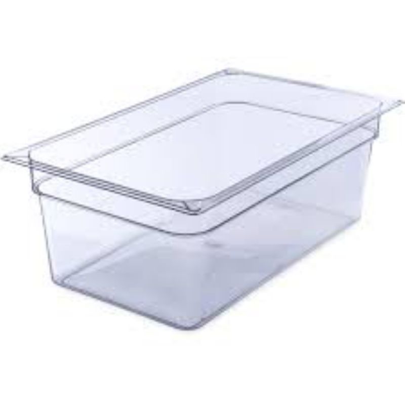 PAN FOOD PLASTIC CLEAR FULL SZ 8" DP