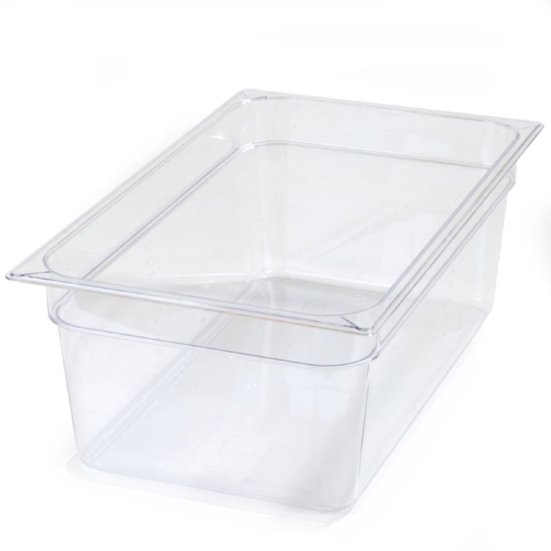 PAN FOOD PLASTIC CLEAR FULL SZ 8" DP