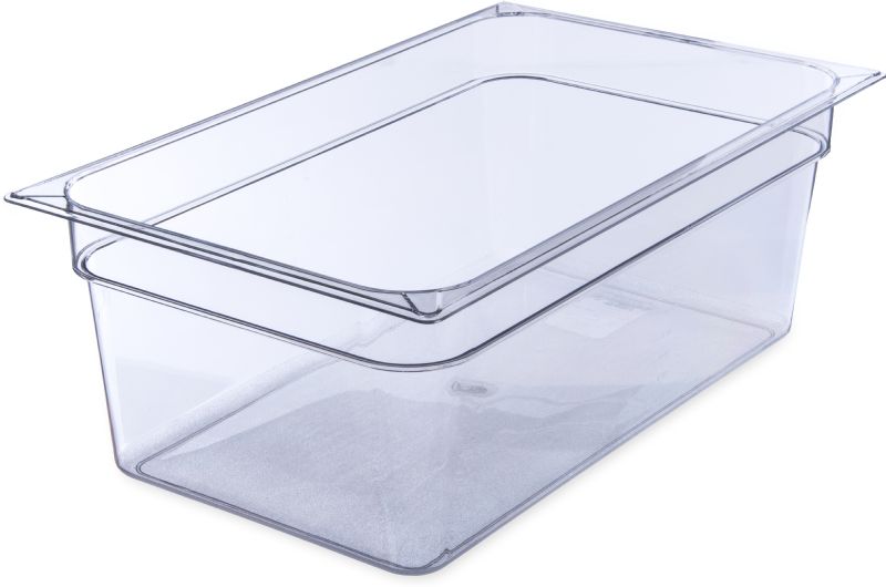 PAN FOOD PLASTIC CLEAR FULL SZ 8" DP