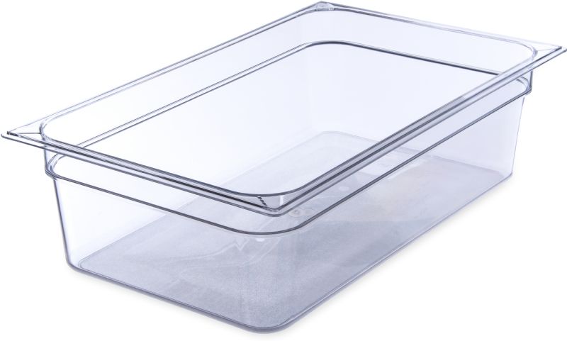 PAN FOOD PLASTIC CLEAR FULL SZ 6"DP
