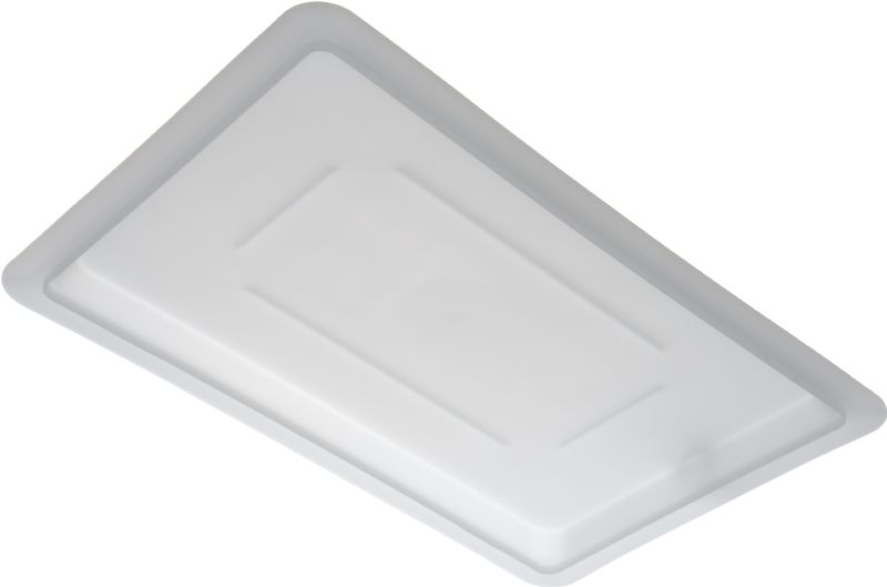 COVER FOOD BOX PLASTIC WHITE 18X12