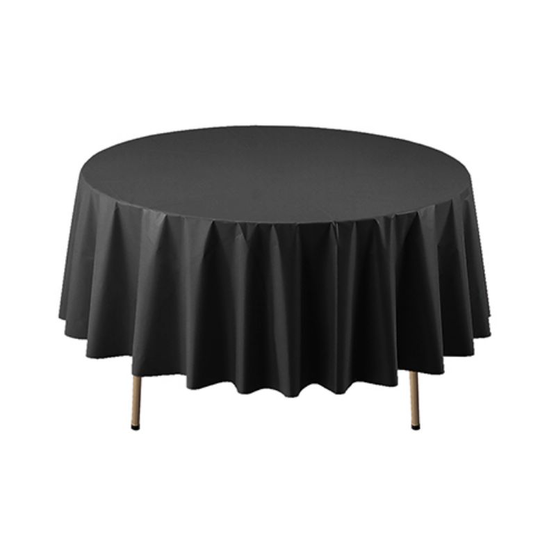 TABLECOVER BLACK ROUND 84