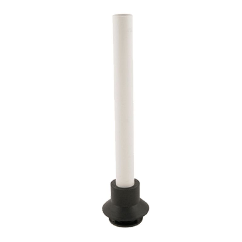 TUBE OVERFLOW WHITE PLASTIC 10