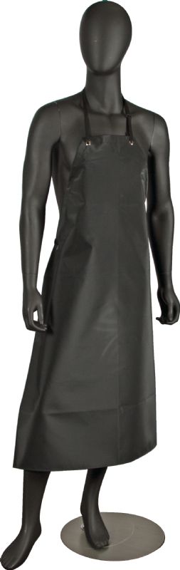 APRON BIB NEOPRENE BLACK 36X43"