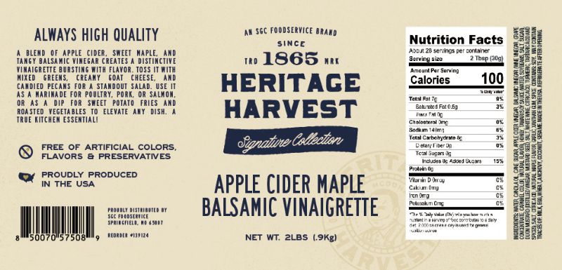 SAUCE APPLE CIDER MAPLE BALSAMIC
