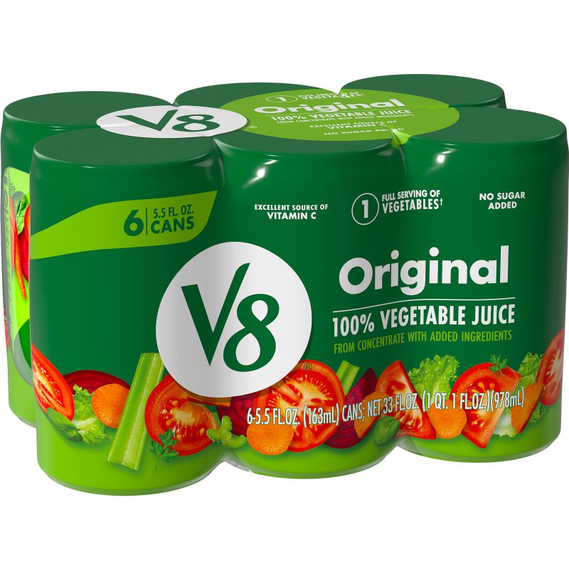 JUICE V8 VEGETABLE 6 PACK