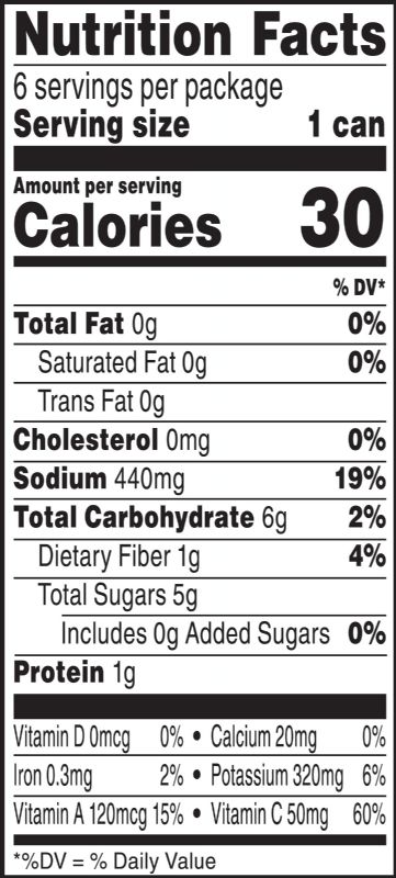 JUICE V8 VEGETABLE 6 PACK