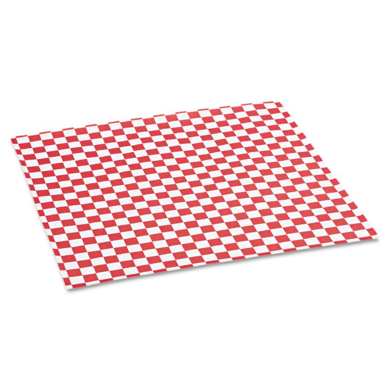 WRAP PAPER RED CHECK 15X15