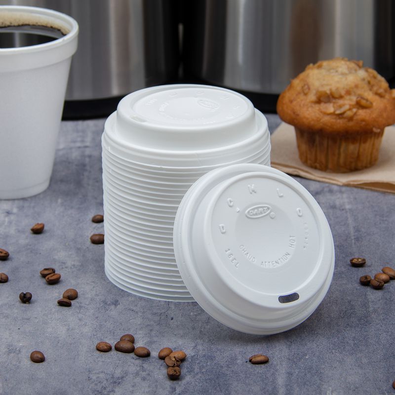 LID WHITE CAPPUCCINO 16 OZ