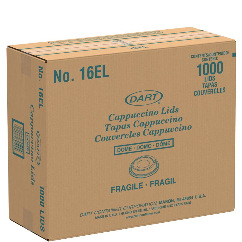 LID WHITE CAPPUCCINO 16 OZ