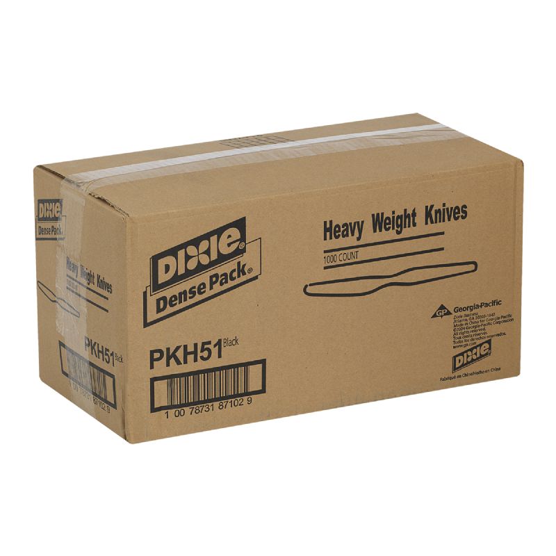 KNIFE HEAVY WEIGHT BLACK PLASTIC