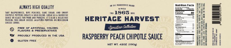 SAUCE RASPBERRY PEACH CHIPOTLE