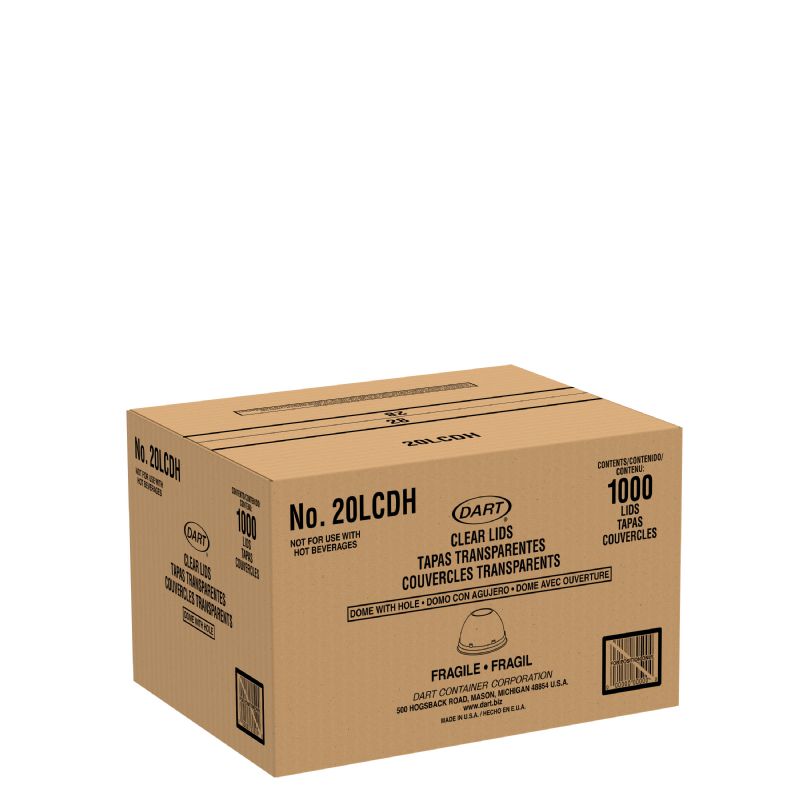 LID PLASTIC DOME HOLE 32 OZ