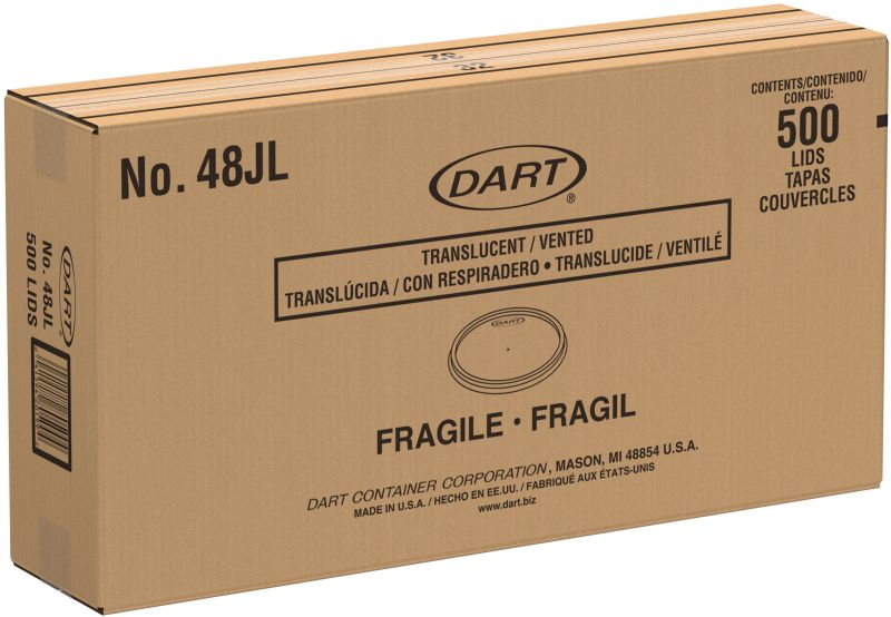 LID PLASTIC TRANSL VENTED 48JL