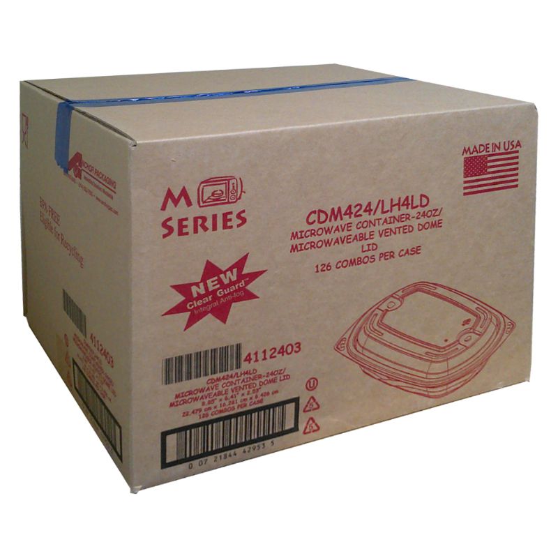 CONTAINER BLACK COMBO 24 OZ MICROWAVEABLE