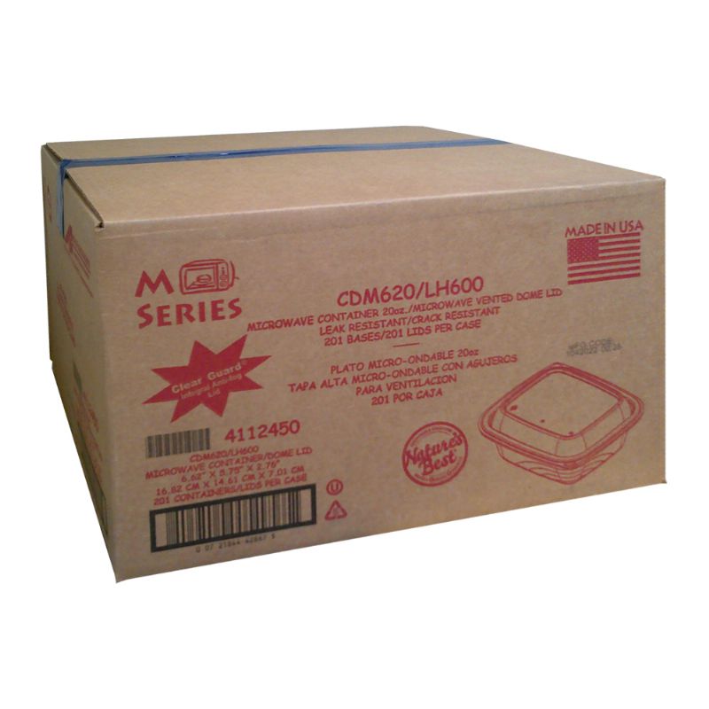 CONTAINER COMBO BLACK 20 OZ MICROWAVEABLE