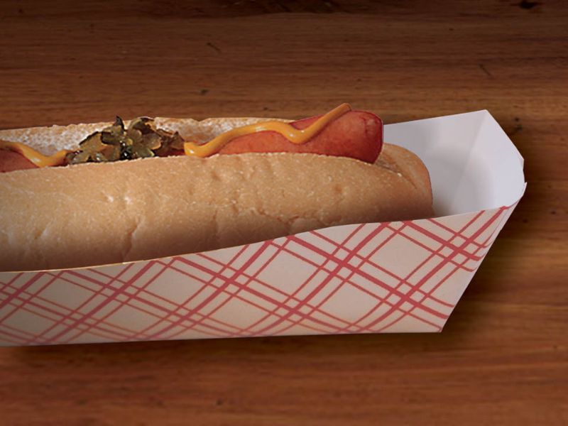 TRAY PAPER HOT DOG BOAT