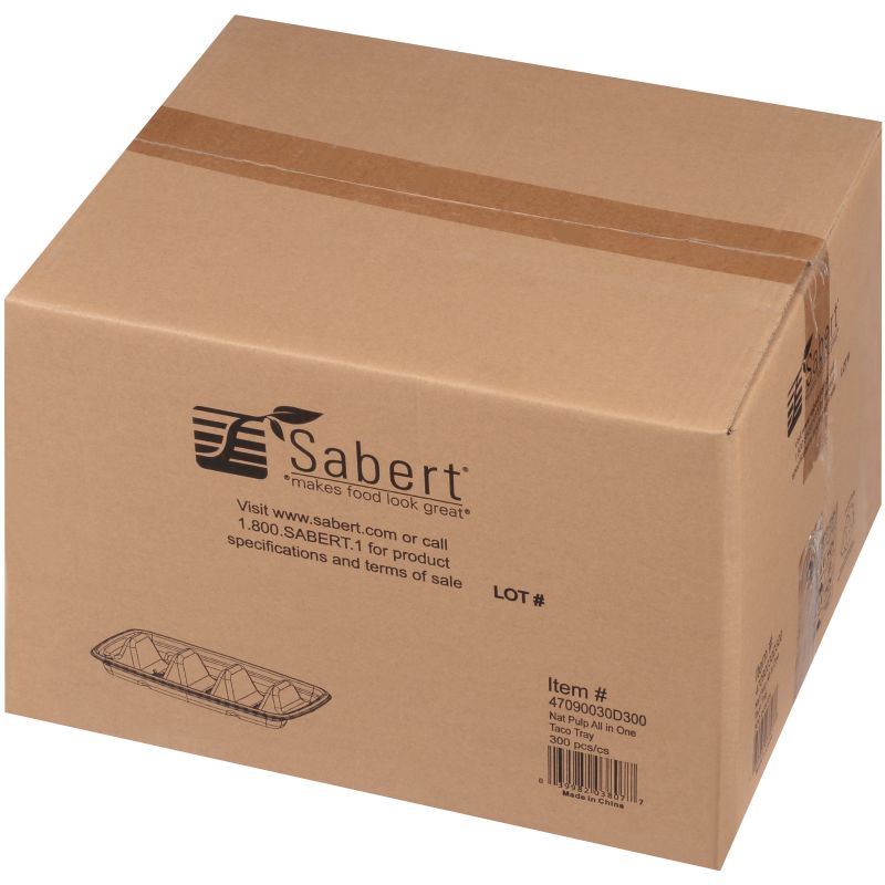CONTAINER TACO TRAY FIBER