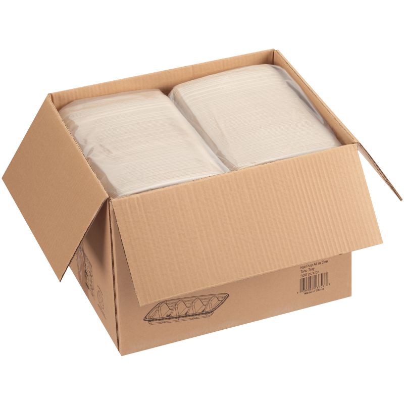 CONTAINER TACO TRAY FIBER