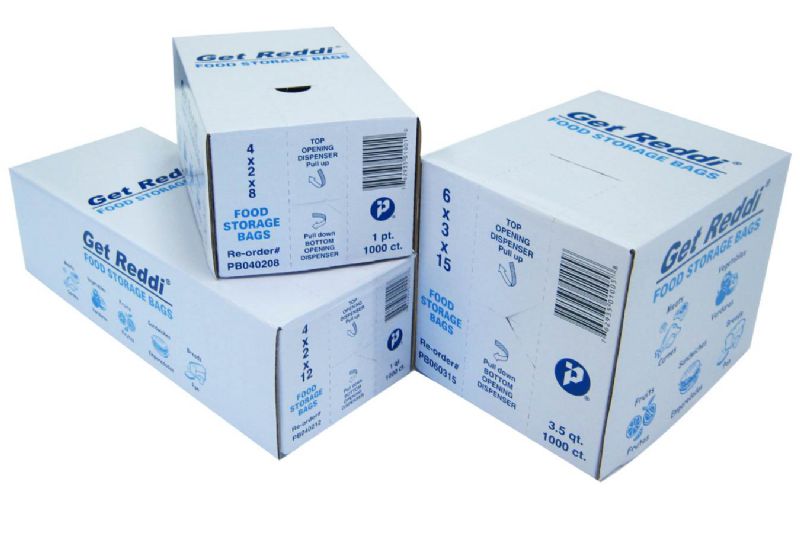 BAG FOOD POLY CLEAR 6X5X19
