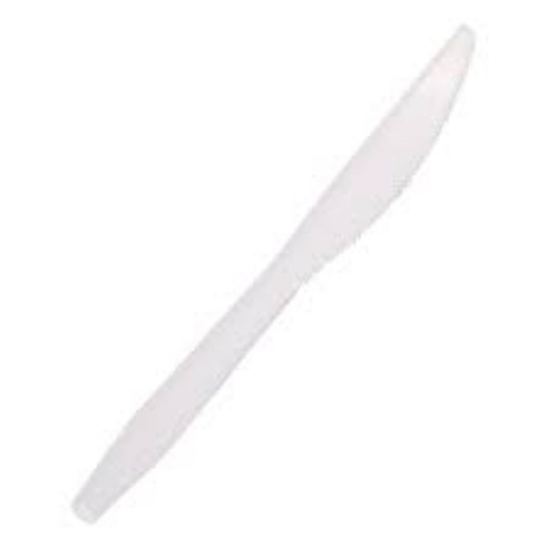 KNIFE PLASTIC MEDIUM WHITE