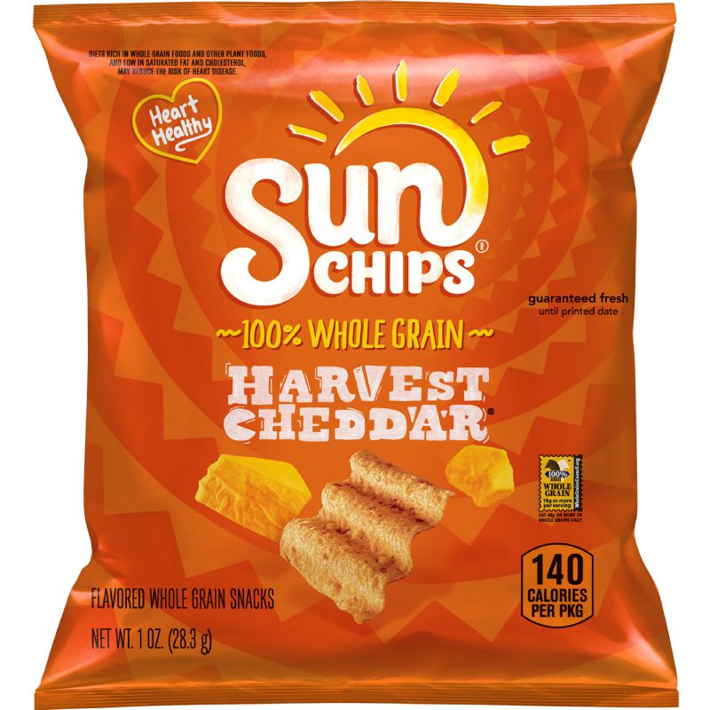 CHIP SUNCHIP HARVEST CHEDDAR CS= 104 / 1 OZ