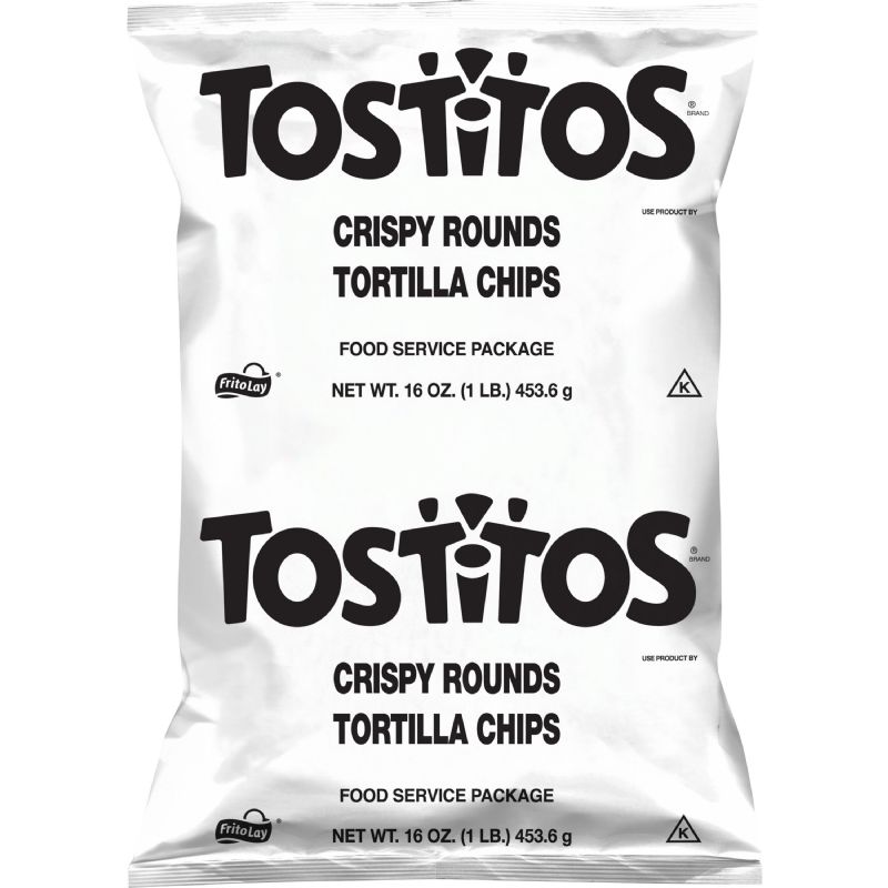 CHIP TOSTITO ROUNDS WG CS= 8 / 16 OZ