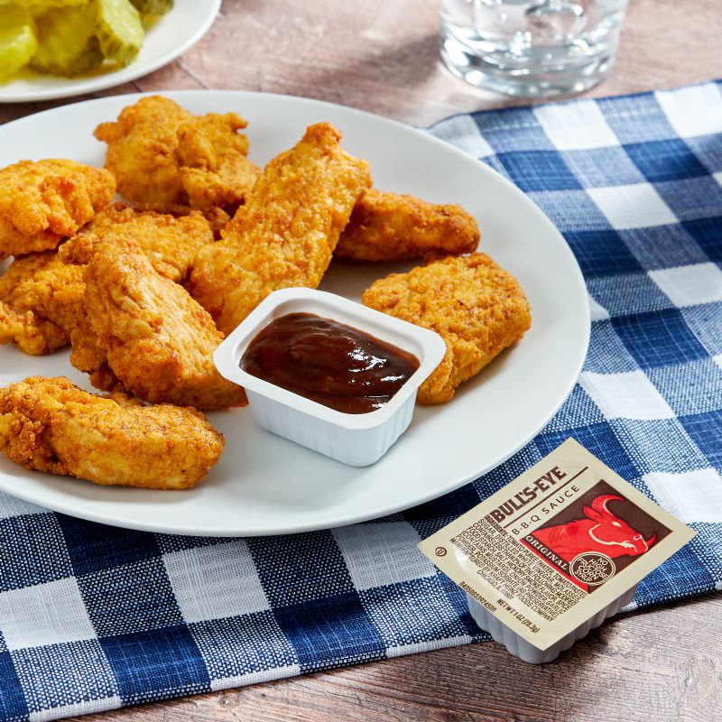 SAUCE BBQ BULLSEYE CUP CS= 100 / 1 OZ