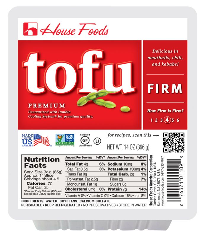TOFU FIRM 12 12 OZ PKS PER CASE