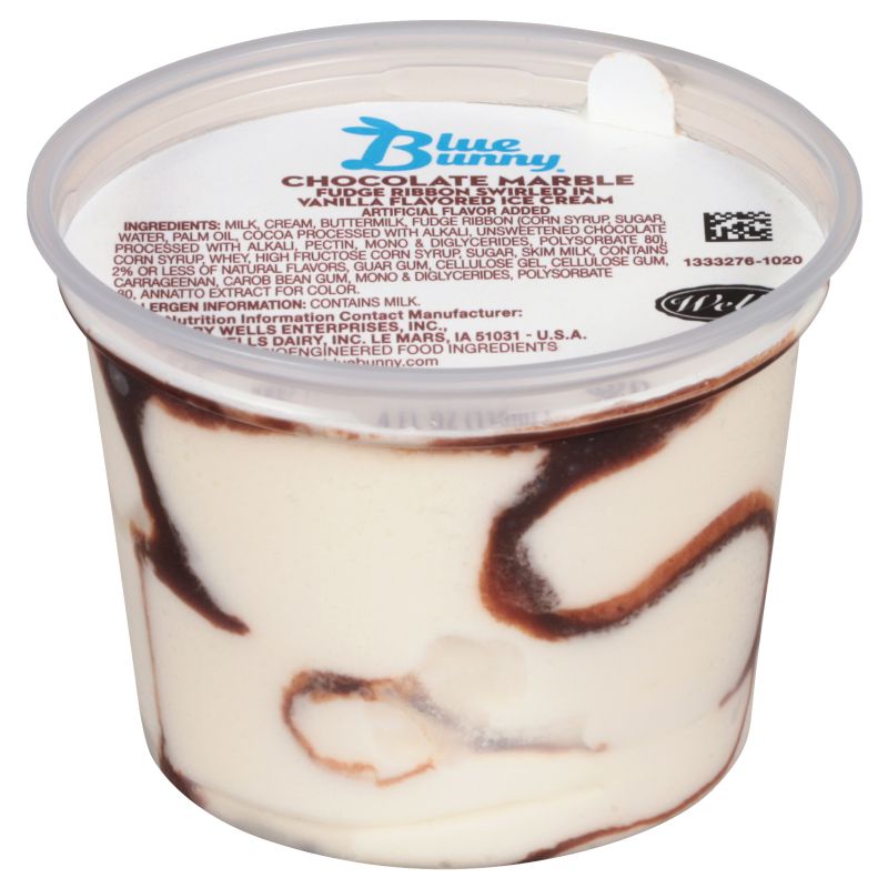 ICE CREAM CUP CHOCOLATE MARBLE