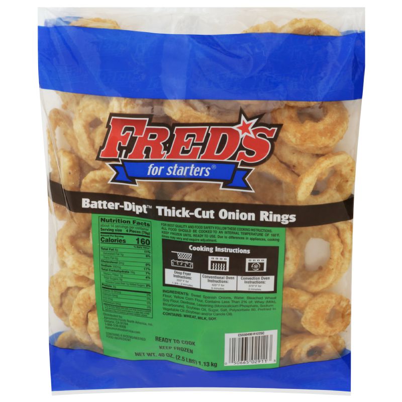ONION RING BATTERED 1/2 INCH