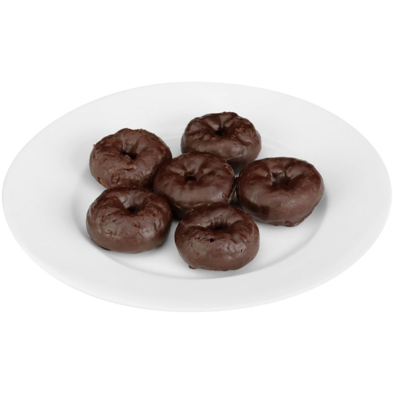 DONUT MINI CHOCOLATE WG 6 PACK I/W CS= 72 / 3.35OZ