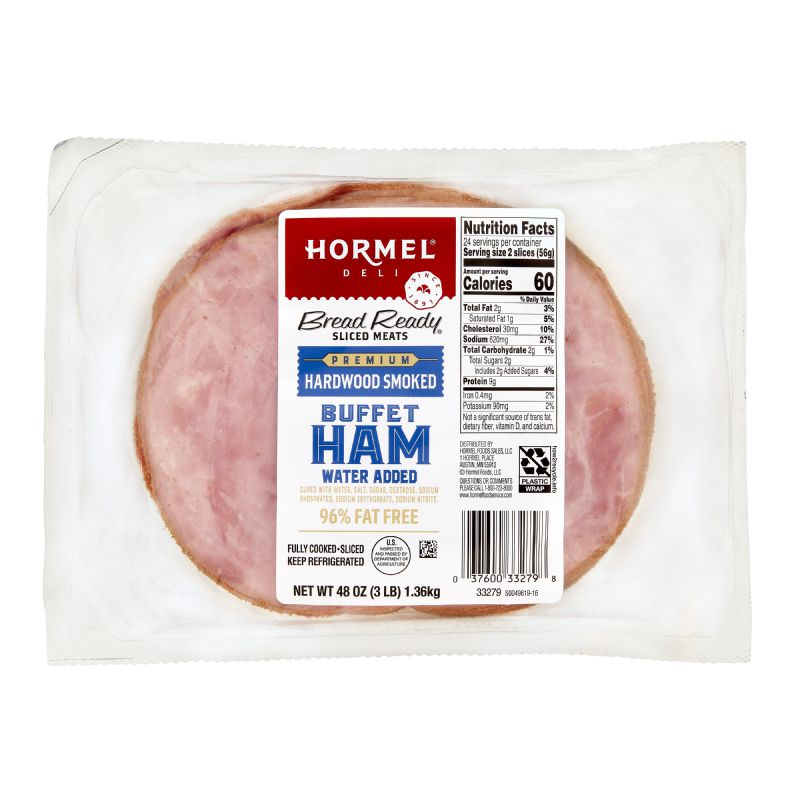 HAM BUFFET SMOKED SLICED 1 OZ FRESH