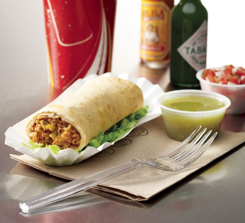 BURRITO BEEF BEAN RED CHILE