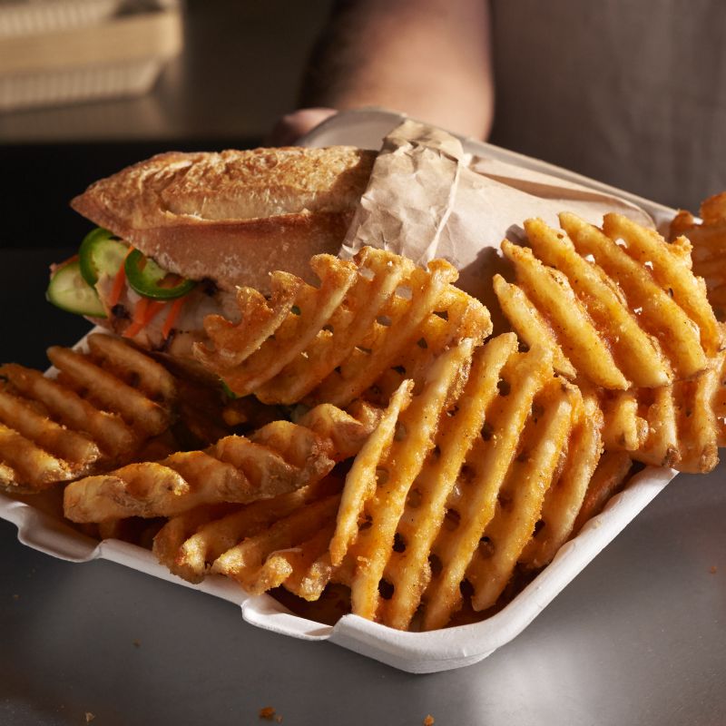 POTATO FF CRISSCUT SEASONED CS= 6 / 4.5#