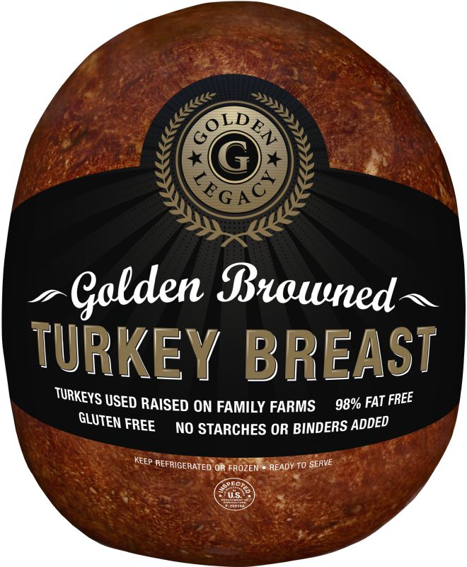TURKEY BREAST GOLDEN BROWNED SKLS